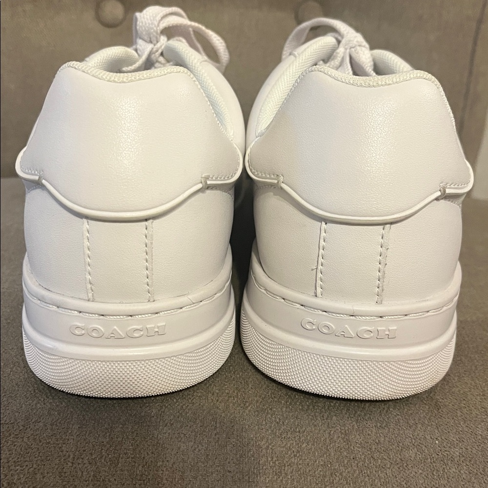 COACH  High Line Low TOP Sneaker, Optic White, 38 Optica Coach Classic White - Picture 4 of 5